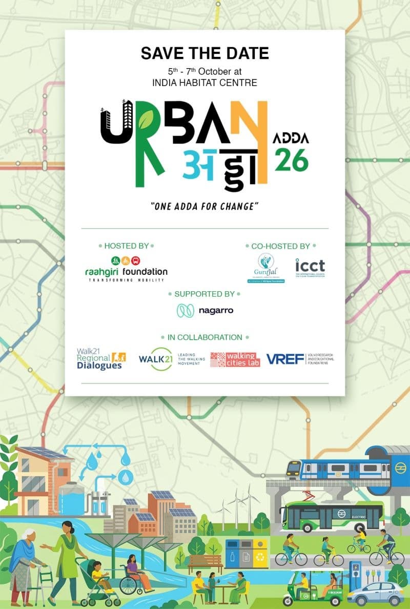 Urban Adda 26 β Save the Date poster